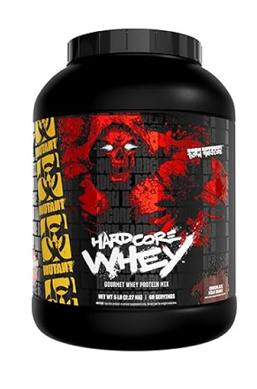 Mutant WHEY HARDCORE Мутант Вей протеин  2,27кг банка Тройной Шоколадный