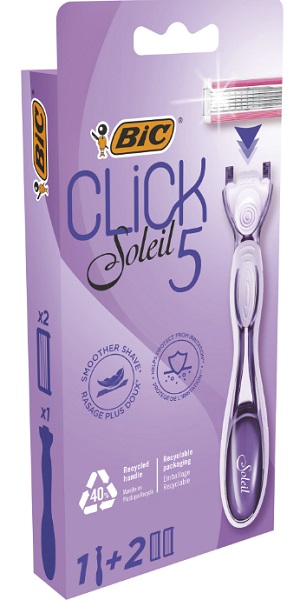 Станок бритвенный BIC "Soleil Click 5" 2шт