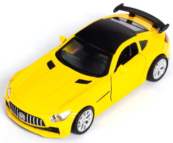 Машинка металлическая X-Game Kids 43500Y желтая