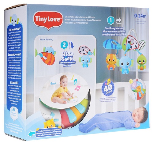 Мобиль TINY LOVE Dual Motion Developmental Найди меня я спрятался 15 мелодий