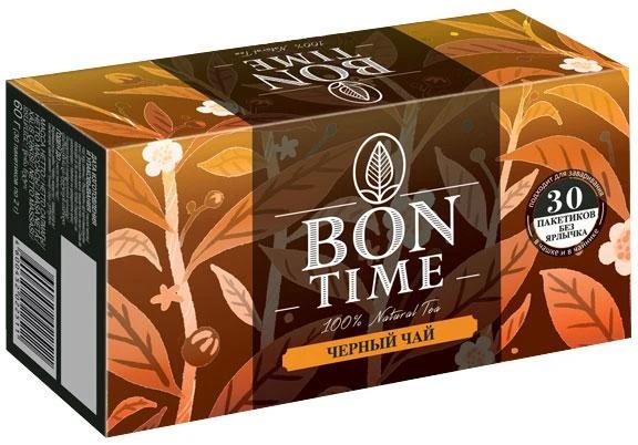 BonTime чай Черный 30 шт в пакетиках