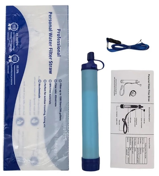 Фильтр для очистки воды портативный персональный Professional Personal Water Filter Straw