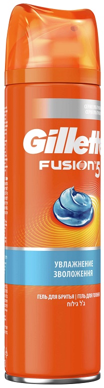 GILLETTE гель для бритья Увлажняющий Fusion 200мл 80712631