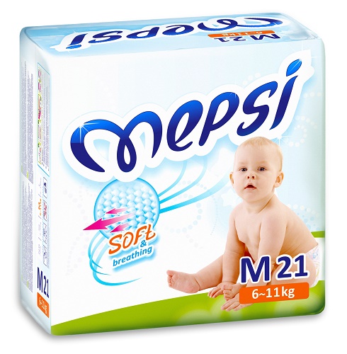 Подгузники для детей MEPSI М21 (6-11кг) 21шт