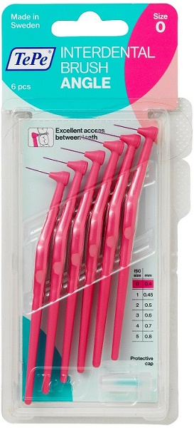 Ершики Межзубные TePe Angle size 0 ( 6 шт )
