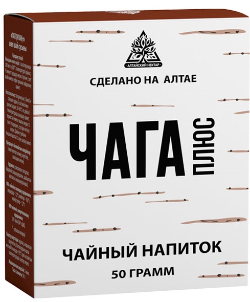 Алтайский Нектар Чага Плюс чайный напиток 50 г