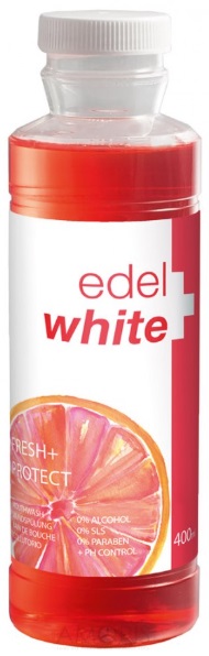 Oполаскиватель для полости рта Fresh Protect Edel White 400 мл
