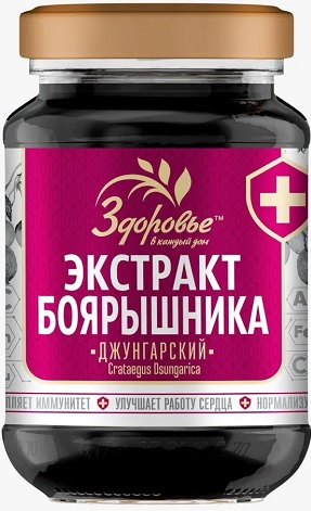 Здоровье Боярышник густой растворимый 200г стекл.бан.