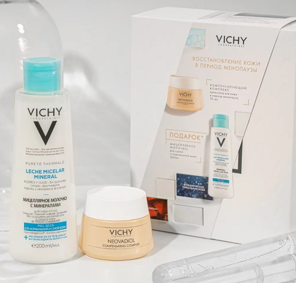 Vichy NEOVADIOL подарочный набор крем дневной для лица+мицеллярное молочко