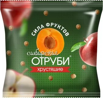 Отруби сибирские  Сила фруктов хрустящие 100 г
