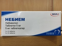 Небием таб.5мг №30 (небиволол)