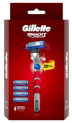 Станок бритвенный GILLETTE Mach3 с 1 кассетой+ (3кассеты) 81777947