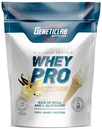 Geneticlab Whey Pro Ваниль 1000г пакет