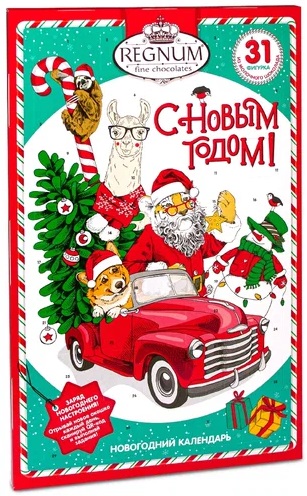 Сладкая сказка Новогодний календарь 75г Изд.конд.сахаристые