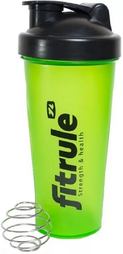 FitRule Шейкер Классический 700мл Зеленый+черная крышка   &