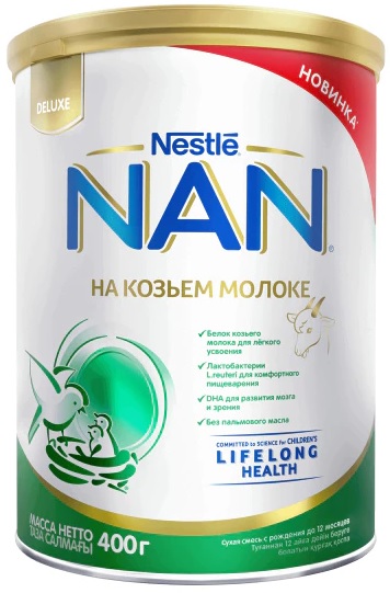 NAN 1 На Козьем молоке 400г 0-12мес сухая молочная смесь