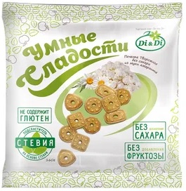 Di&Di Умные сладости Печенье творожное 160г с амарантовой мукой