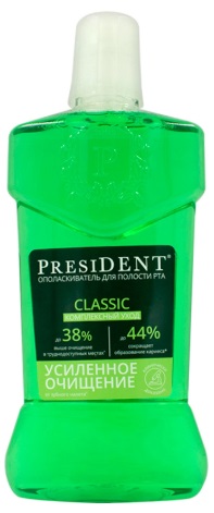 Ополаскиватель для полости рта PRESIDENT Classic 400 мл
