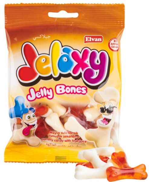 Мармелад Жевательный Jelaxy Jelly Bones 80 гр