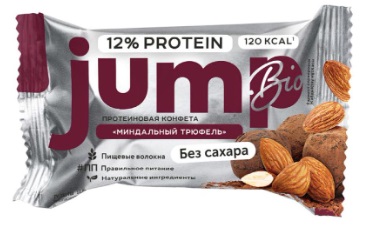 Конфета протеиновая JUMPBIO 30гр Миндальный трюфель