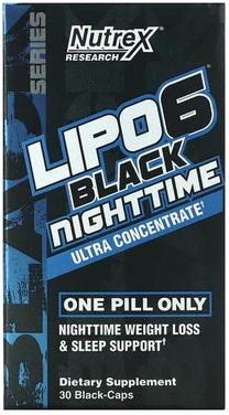 Nutrex LIPO 6 Black Nighttime Ultra Concentrate №30капс.