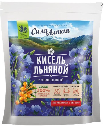Кисель Льняной с Облепихой 150г Сила Алтая