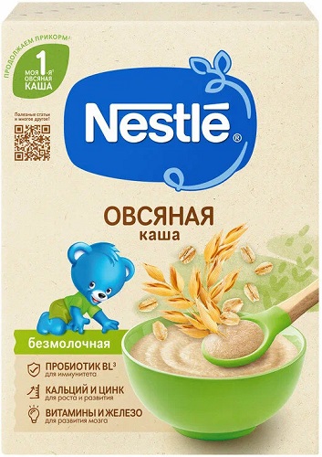 Nestle Каша безмолочная Овсяная 200г с 5-ти мес.