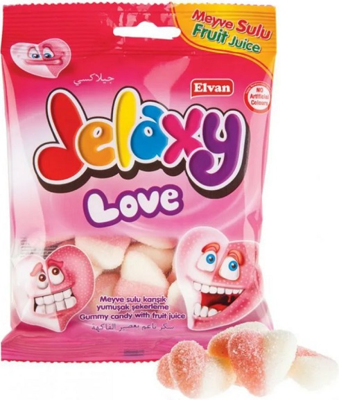 Мармелад Жевательный Jelaxy Love 80 гр