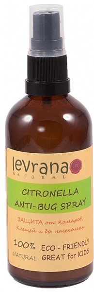 Levrana Спрей от комаров и насекомых Цитронелла 100мл