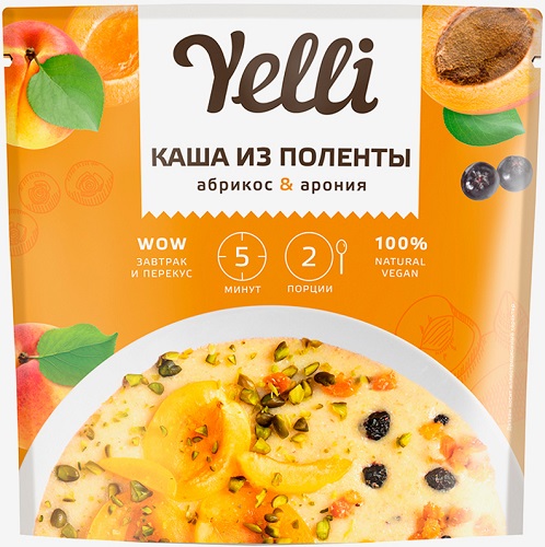 Yelli Каша из Поленты Абрикос арония 60г