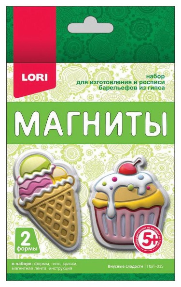 Магниты из гипса Вкусные сладости арт.Пз/Г-015 Lori