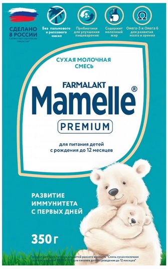 Mamelle Farmalakt Premium 0-12 Смесь сухая молочная адаптированная с рождения 350г