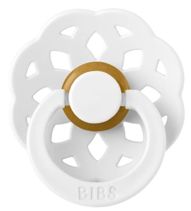 Пустышка латексная 0м+ Bibs Boheme White арт.210211