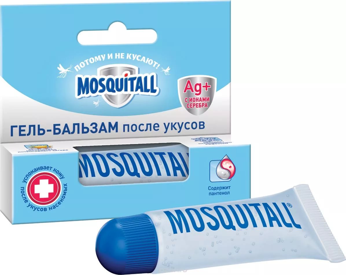 После укусов насекомых MOSQUITALL Гель-бальзам 10мл