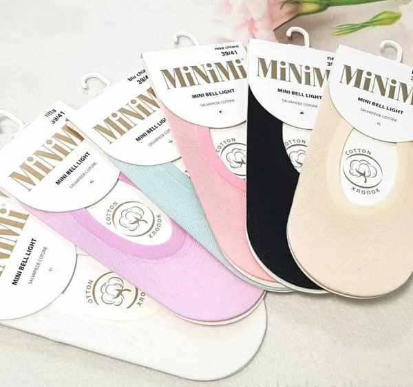 Последники женские р-р 39-41 MINI Bell Light хлопок Beige ( следики )