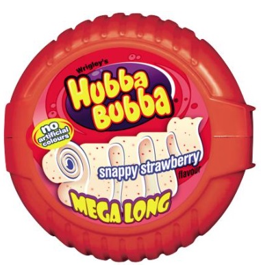 Жевательная резинка в рулетке Хубба-Бубба Hubba Bubba Strawberry
