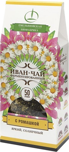 Иван-чай Ромашка 50г ферментированный Емельяновская Биофабрика
