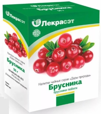 Лекрасэт Брусника лист 25г