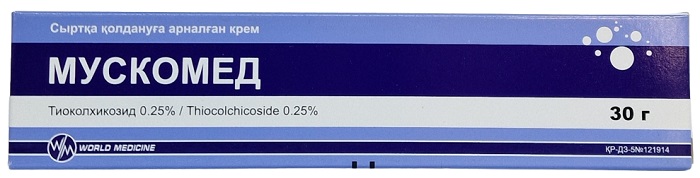 Мускомед крем 0,25% 30 г ( тиоколхикозид )