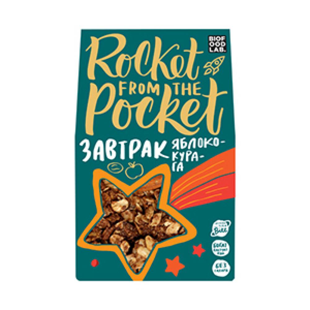Rocket Pocket Готовый сухой завтрак гранола Яблоко-Курага270,0