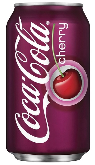 Coca - Cola Cherry 0,355 л безалкогольный газированный пухлая ж/б