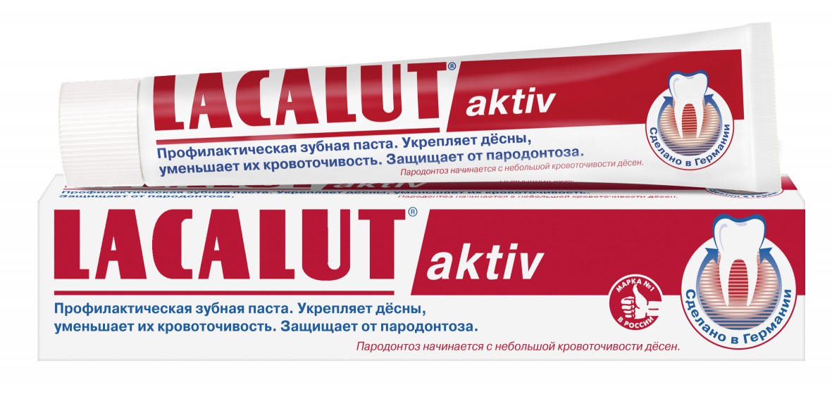 Зубная паста LACALUT Aktiv 75 мл