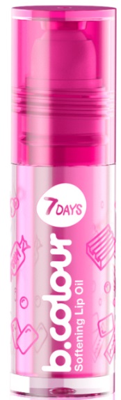 7 Days B.COLOUR Масло для губ смягчающее 07 Boom Bubble gum