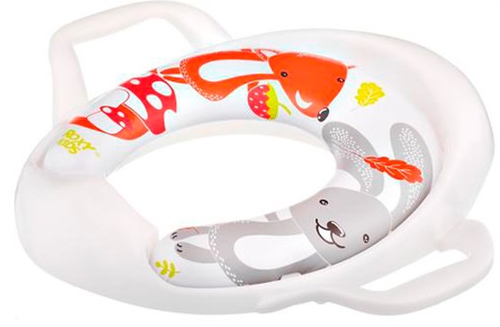 Насадка на унитаз с ручками ROXY KIDS Лесная сказка арт.RTS-622-1R