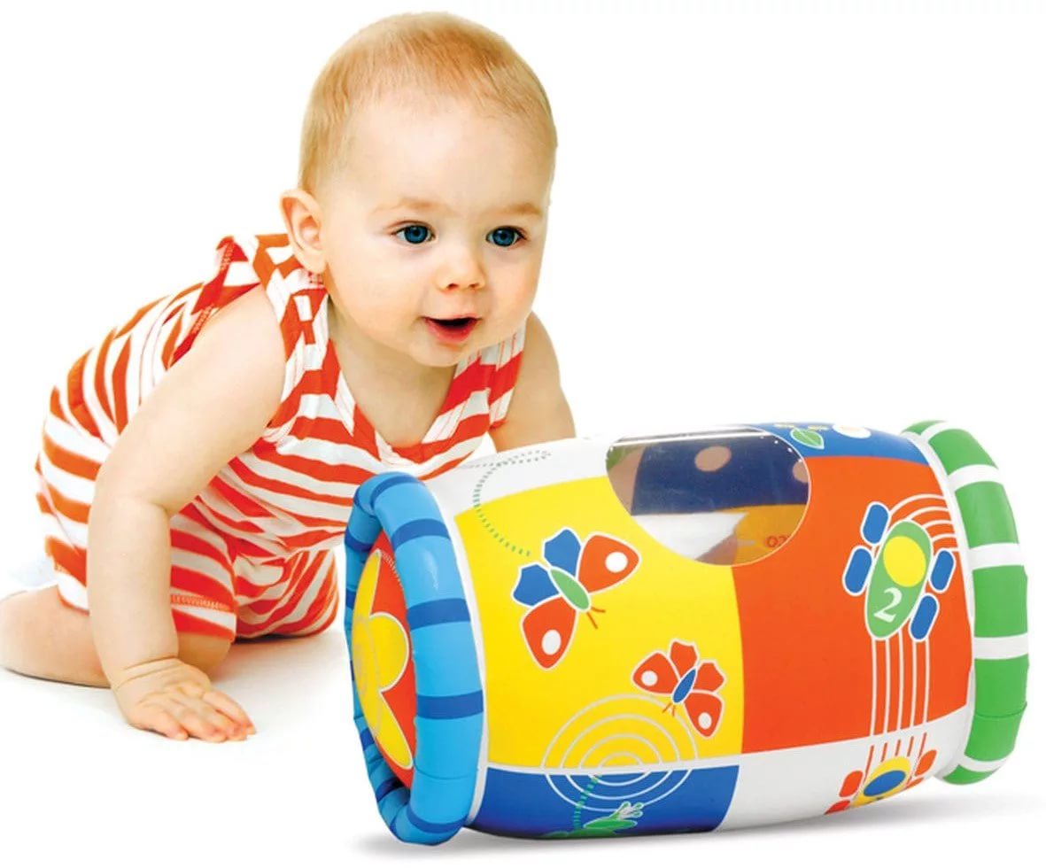 Игрушка CHICCO Игрушка музыкальная "Надувной валик" 6м+