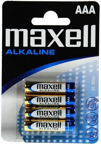 Батарейка MAXELL AAA Alkaline ( 4 шт ) 3V арт.06 LR03