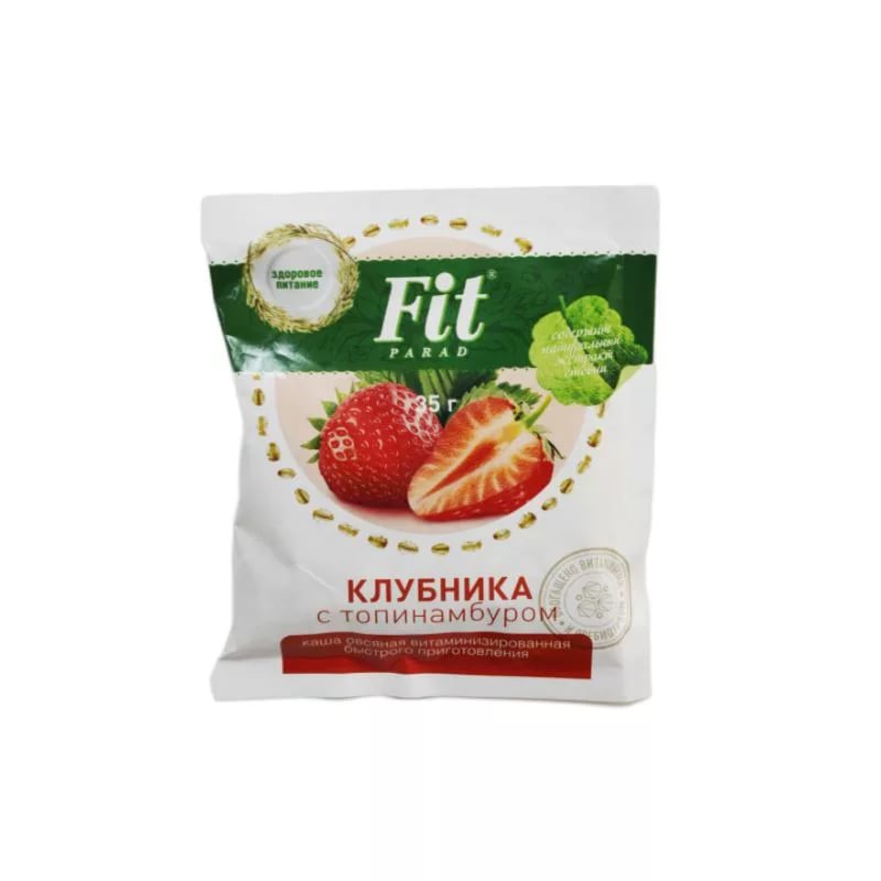 Fit Parad Каша овсяная клубника с топинамбуром 35,0