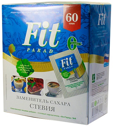 Фит парад №14 Стевия 0,5г №60саше Смесь подсластителей