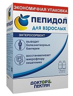 Пепидол ПЭГ раствор 5% 250 мл №2 для взрослых ( водный раствор пектина )@ (Упаковка)