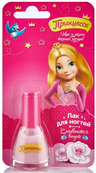 ПРИНЦЕССА Лак для ногтей Светло-розовый 6 мл